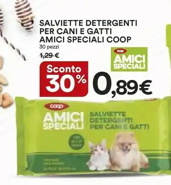 Coop Coop Salviette Detergenti Per Cani E Gatti offerta