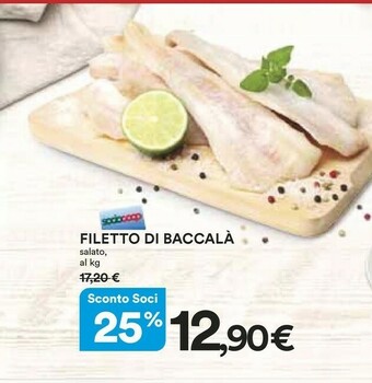 Coop Filetto Di Baccalà offerta