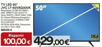 Coop Jvc Jcv LT 50VAQ300K Tv Led offerta