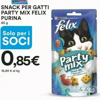 Coop Purina Felix Party Mix Ocean Mix 45g offerta
