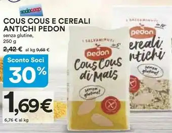Coop Pedon Cous Cous Di Mais 250 G(ml) offerta