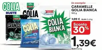 Coop Golia Caramelle Bianca offerta
