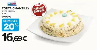 Coop Torta Chantilly offerta