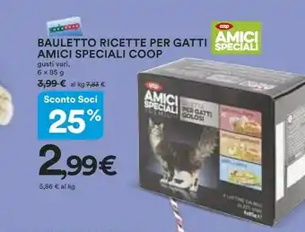 Coop Coop Bauletto Ricette Per Gatti Amici Speciali offerta