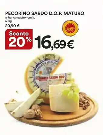 Coop Maturo Pecorino Sardo offerta