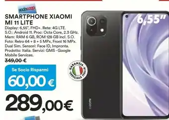 Coop Xiaomi MI 11 Lite offerta