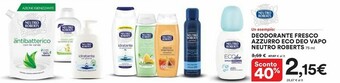 Coop Neutro Roberts Deodorante Fresco Azzurro Eco Deo Vapo offerta