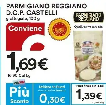 Coop Castelli Parmigiano Reggiano Dop offerta