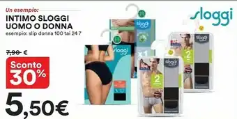 Coop Sloggi Intimo Uomo O Donna offerta