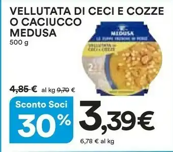 Coop Medusa Vellutata Di Ceci E Cozze O Caciucco offerta