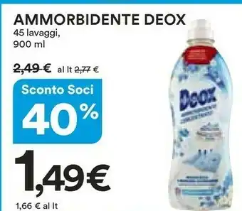 Coop Deox Ammorbidente offerta