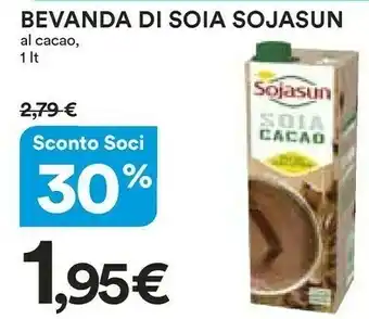 Coop Sojasun Bevanda Di Soia offerta