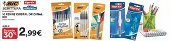 Coop Bic 10 Penne Cristal Original offerta