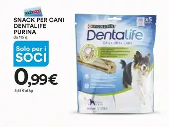 Coop Purina Snack Per Cani Dentalife offerta