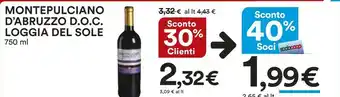 Coop Sole Loggia Del Montepulciano D'abruzzo Doc offerta