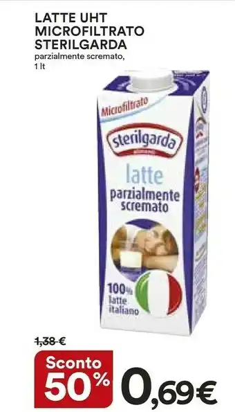 Coop Sterilgarda Latte Microfiltrato Parzialmente Scremato UHT 1000 G(ml) offerta