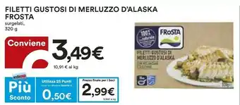 Coop Frosta Filetti Gustosi Di Merluzzo D'Alaska 320 G(ml) offerta