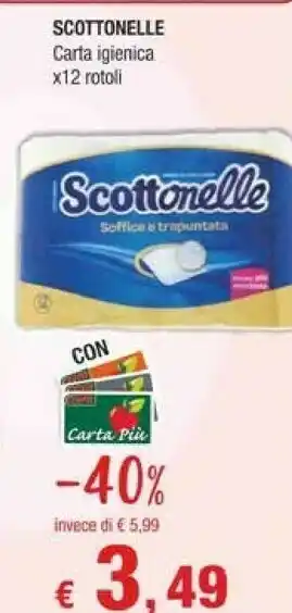Crai Scottonelle Carta Igienica offerta