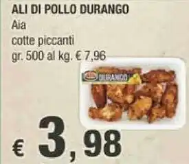 Crai Aia Alette Di Pollo Arrosto Durango offerta