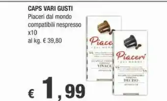 Crai Nespresso Crai - Piaceri Dal Mondo offerta