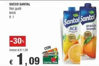 Crai Santal 100% Arancia Bionda offerta