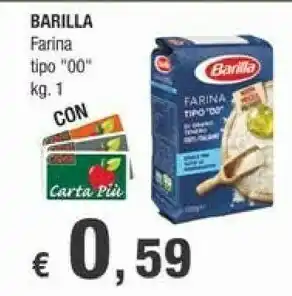 Crai Barilla Farina Di Grano Tenero Tipo 00 offerta