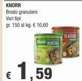 Knorr Brodo Granulare Verdure
