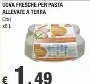 Crai Crai Uova Fresche Per Pasta Allevate A Terra offerta