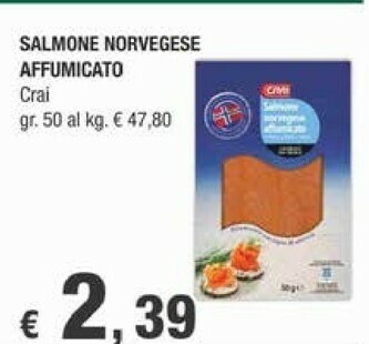 Crai Crai Salmone Norvegese Affumicato offerta