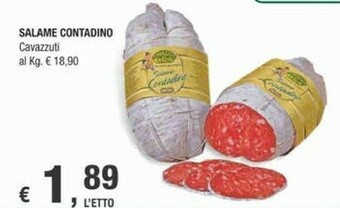 Crai Cavazzuti Salame Contadino offerta