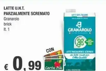Crai Granarolo Latte Fresco Parzialmente Scremato offerta