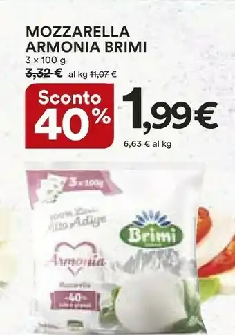 Ipercoop Brimi Mozzarella Armonia offerta