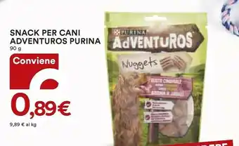 Ipercoop Purina Snack Per Cani Adventuros offerta