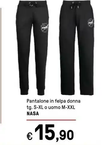 Iper La Grande Nasa Pantalone In Felpa Donna Tg S-xl offerta