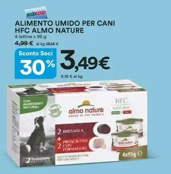 Ipercoop Almo Nature Alimento Umido Per Cani HFC Natural offerta