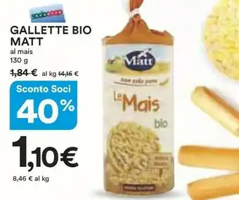 Ipercoop Matt Gallette Bio offerta