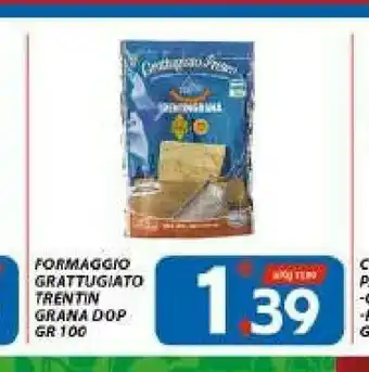 Vivo Supermercati Formaggio Grattugiato Trentin Grana Dop offerta