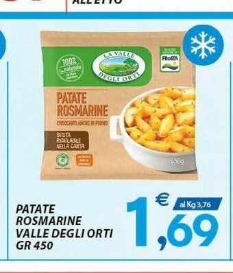 Vivo Supermercati La Valle degli Orti Patate Rosmarine 450 G(ml) offerta
