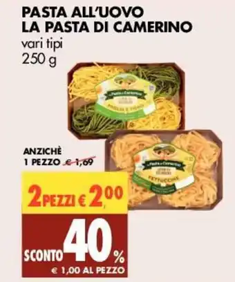Tigros La Pasta di Camerino Pasta All'Uovo 250g offerta
