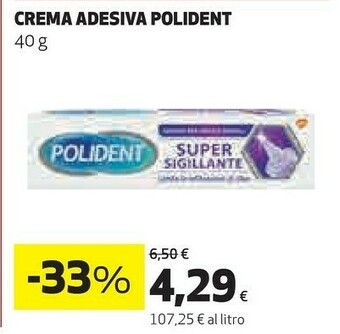 Coop Polident Crema Adesiva offerta