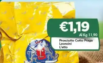 Crai Leoncini Prosciutto cotto offerta
