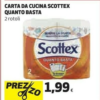 Coop Scottex Carta Da Cucina Quanto Basta offerta