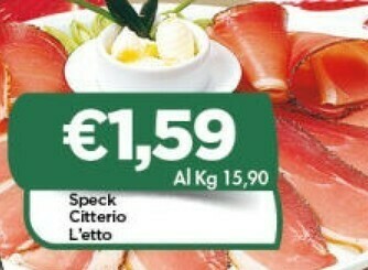 Crai Citterio Speck offerta