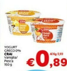 Crai Yogurt greco offerta