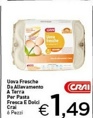 Crai Crai - Uova Fresche Grandi offerta