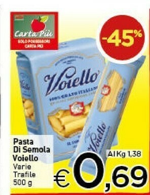 Crai Voiello Pasta Di Semola offerta