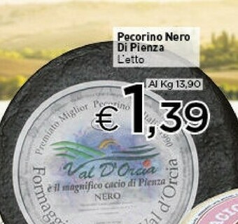 Crai Pecorino Nero Di Pienza offerta