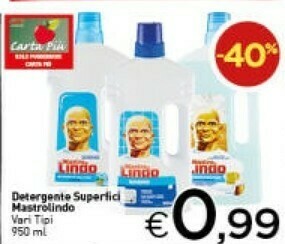 Crai Mastro Lindo Detergente Superfici offerta