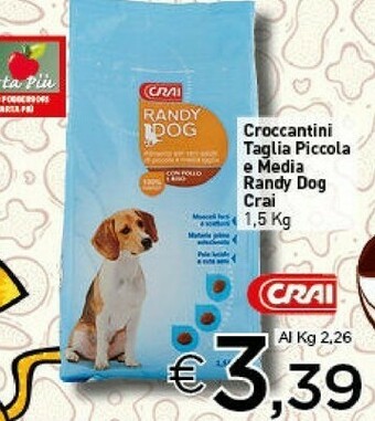 Crai Croccantini Taglia Piccola E Media Randy Dog