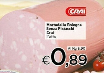 Crai Crai Mortadella Bologna Senza Pistacchi offerta